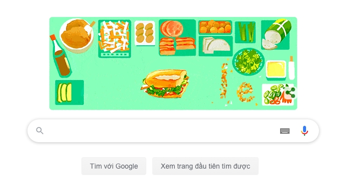 Bánh mì Việt Nam trở thành biểu tượng của Google