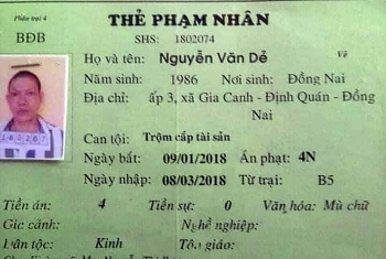 Phạm nhân nhiễm HIV phá còng bỏ trốn đã bị công an bắt