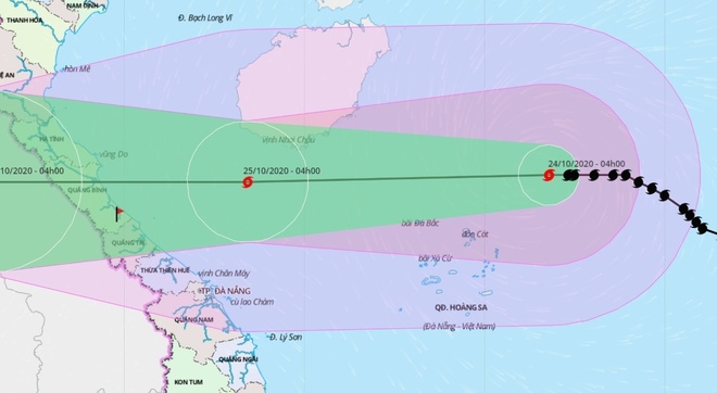 Bão số 8 giật cấp 13 cách Hoàng Sa 160km, từ đêm nay Nghệ An đến Thừa Thiên-Huế mưa to