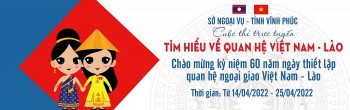 Vĩnh Phúc phát động cuộc thi trực tuyến “Tìm hiểu về quan hệ Việt Nam - Lào”