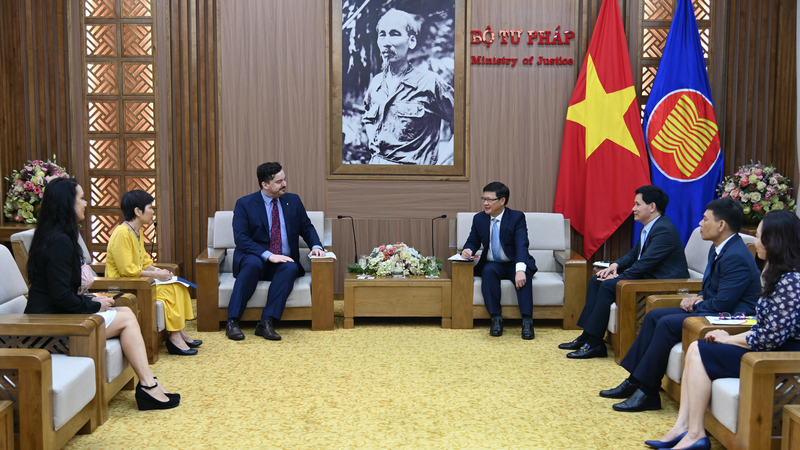 Việt Nam – Hungary tăng cường hợp tác trong lĩnh vực tư pháp
