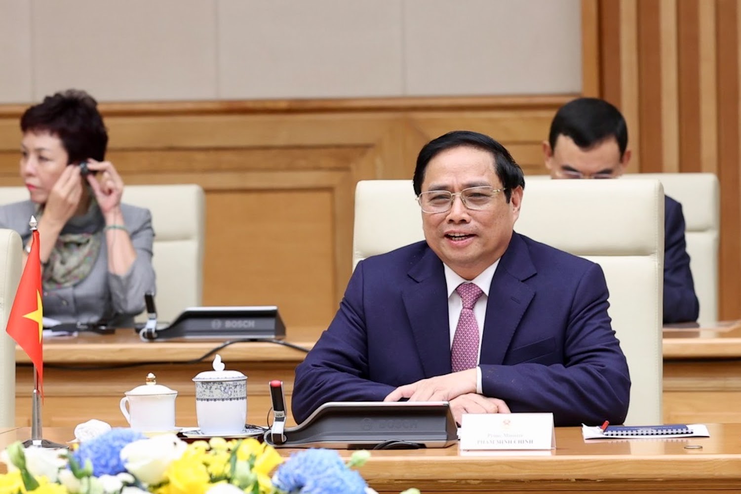 Chùm ảnh: Thủ tướng Phạm Minh Chính tiếp Tổng Thư ký Liên hợp quốc