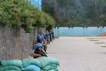 Chiến sĩ “mũ nồi xanh” Việt Nam sẵn sàng cho sứ mệnh gìn giữ hòa bình