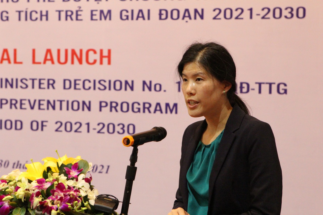 Đại diện Văn phòng WHO tại Việt Nam – bà Annie Chu