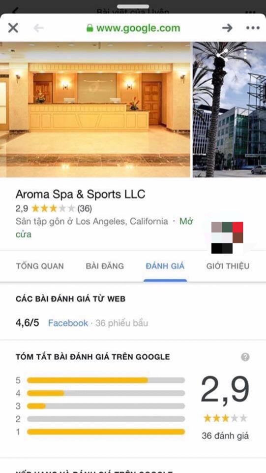 hang loat co so kinh doanh bi nham la aroma resort vu khoa pug nhan vo so danh gia 1 sao