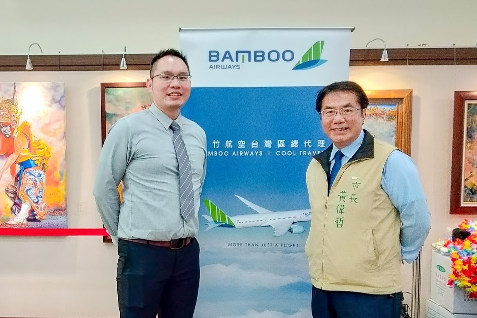 chao don nhung chuyen bay dau tien cua bamboo airways den dai loan