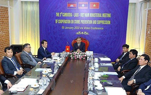 Việt Nam-Lào-Campuchia tăng cường hợp tác, trấn áp các loại tội phạm | ASEAN | Vietnam+ (VietnamPlus)