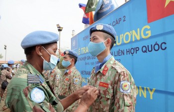 63 chiến sĩ “mũ nồi xanh” Việt Nam được trao Huy chương cao quý của Liên Hợp Quốc