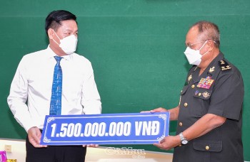 Cà Mau thăm và chúc Tết cổ truyền Chôl Chnăm Thmây tại tỉnh Koh Kông (Campuchia) Cà Mau thăm và chúc Tết cổ truyền Chôl Chnăm Thmây tại tỉnh Koh Kông (Campuchia)