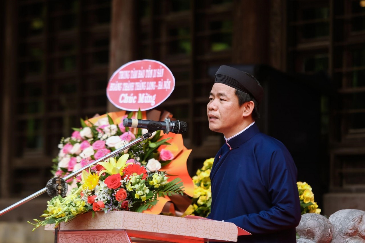 Ông Nguyễn Văn Phương, Phó Bí thư Tỉnh ủy, Chủ tịch UBND tỉnh Thừa Thiên Huế phát biểu tại sự kiện.