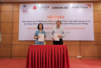 World Vision Việt Nam: nâng cao năng lực dạy và học công nghệ thông tin các trường học Hải Phòng