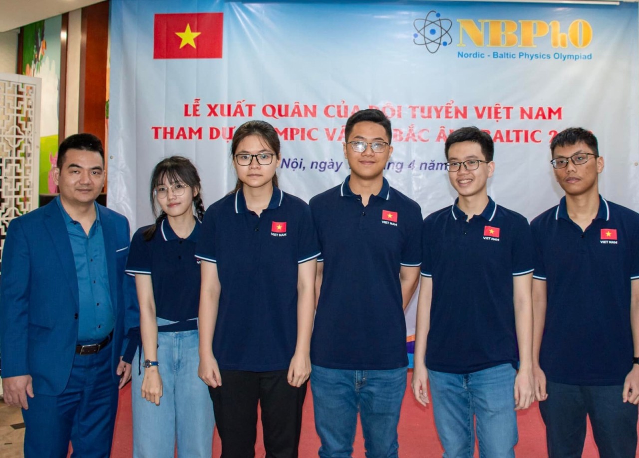 Đội tuyển Việt Nam tham dự kỳ thi Olympic Vật lý Bắc Âu - Baltic 2022.