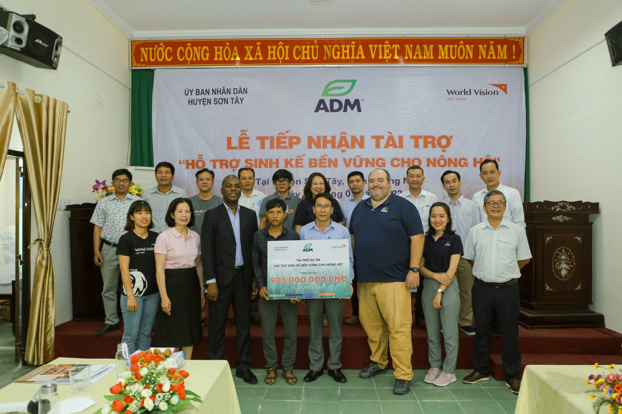 ADM Cares hỗ trợ 1,725 tỉ đồng để phát triển sinh kế bền vững tại tỉnh Quảng Nam và Quảng Ngãi
