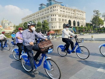 Hà Nội có gần 200 điểm trạm cho thuê xe đạp công cộng