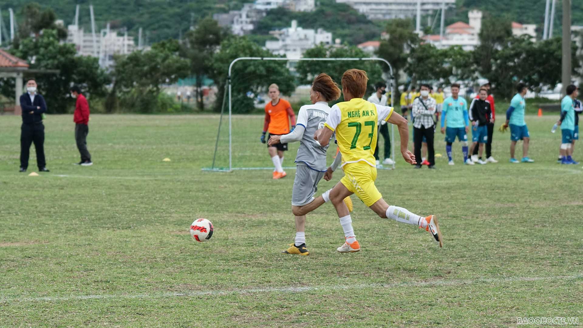 Tổ chức thành công giải bóng đá cho cộng đồng người Việt Nam tại Okinawa, Nhật Bản