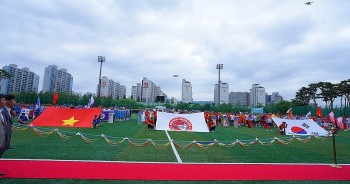 Giải bóng đá kết nối tình đồng hương của người Việt tại Hàn Quốc