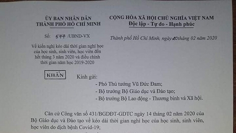 tphcm chinh thuc de xuat hoc sinh ca nuoc nghi hoc het thang 3