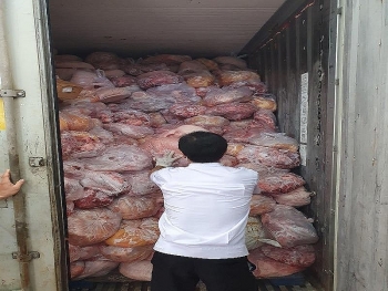 40 tan thit nhiem dich ta heo chau phi trong co so san xuat gio cha o dong nai