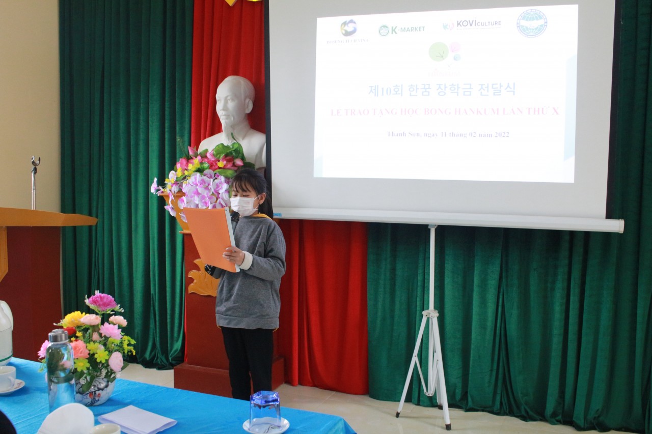 Học sinh Phú Thọ được nhận 40 suất học bổng của Trung tâm giao lưu văn hóa Việt – Hàn