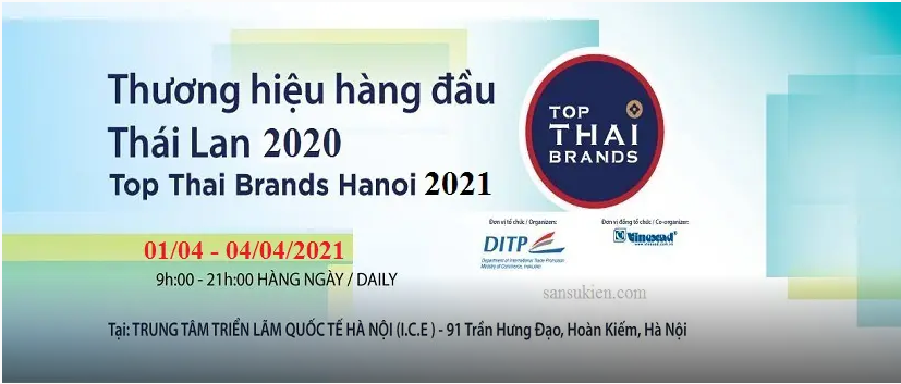 130 công ty và hiệp hội doanh nghiệp Thái Lan tham dự Triển lãm thương hiệu hàng đầu Thái Lan 2021