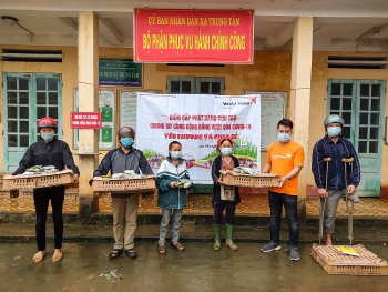 world vision viet nam ho tro cac ho gia dinh huyen luc yen yen bai phong chong covid 19