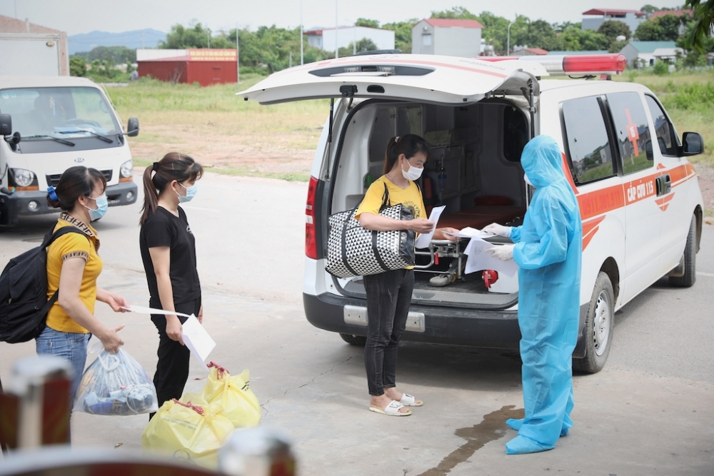 Đảm bảo an toàn, đón hơn 30.000 người lao động đang lưu trú tại Bắc Giang trở về địa phương