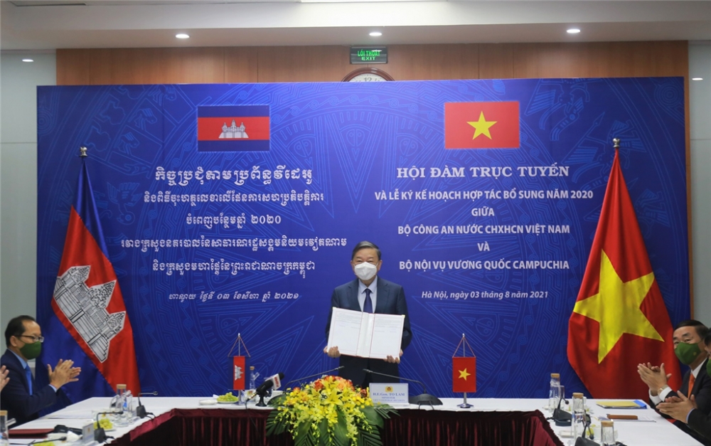Việt Nam-Campuchia đẩy mạnh hợp tác phòng, chống tội phạm