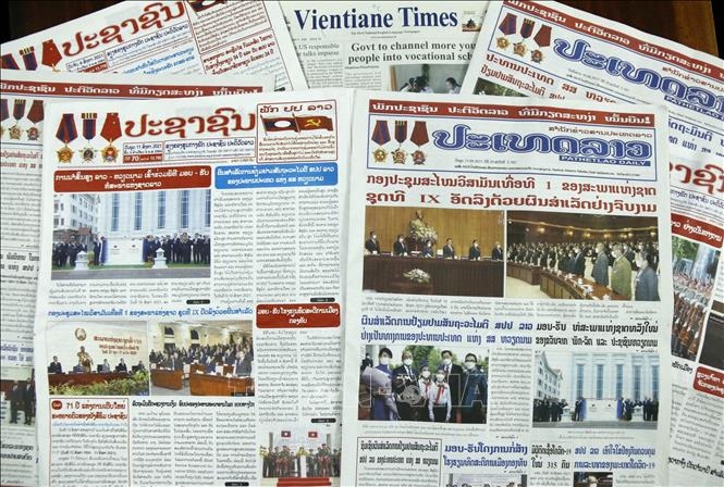 Báo chí Lào đăng tải hàng loạt tin bài về kết quả chuyến thăm hữu nghị chính thức của Chủ tịch nước Việt Nam