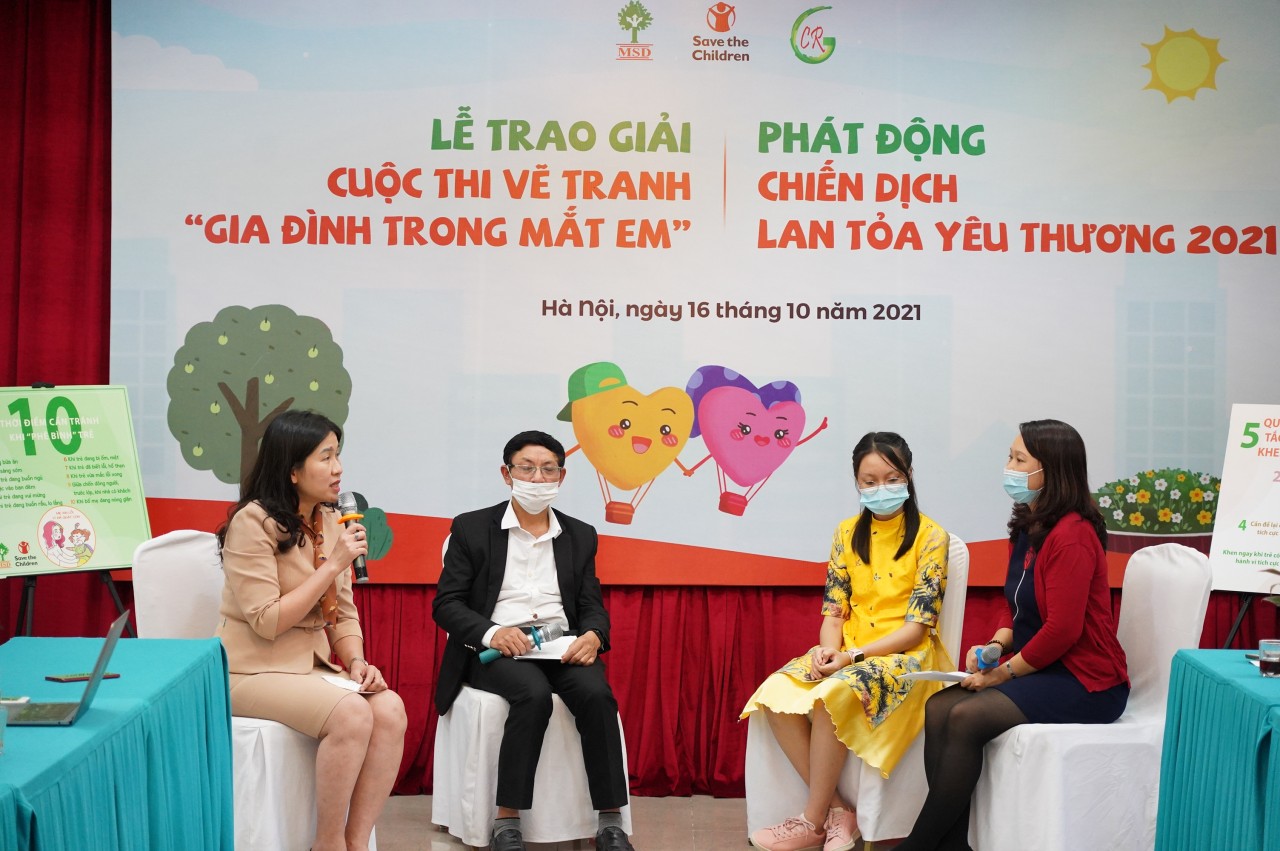 Chiến dịch Lan toả yêu thương 2021: thúc đẩy phương pháp giáo dục trẻ không bạo lực