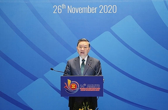 Khai mạc Hội nghị Bộ trưởng ASEAN về Phòng, chống tội phạm xuyên quốc gia lần thứ 14