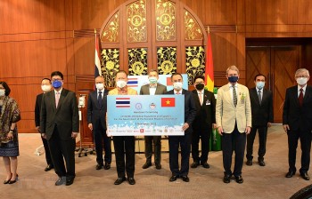 Thái Lan tặng vật tư y tế hỗ trợ Việt Nam phòng chống dịch COVID-19