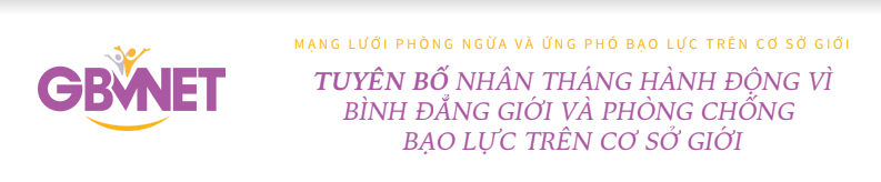 GBVNET ra tuyên bố nhân tháng hành động và "16 ngày hành động chống bạo lực giới"