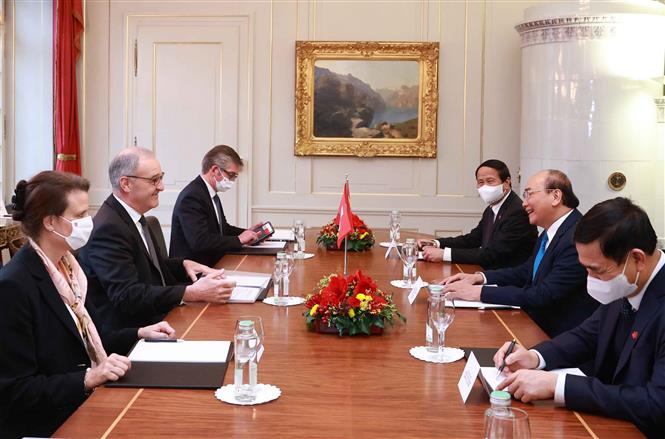 Chủ tịch nước: Quan hệ hữu nghị truyền thống và hợp tác Việt Nam - Thụy Sĩ ngày càng phát triển tốt đẹp - Ảnh 2.
