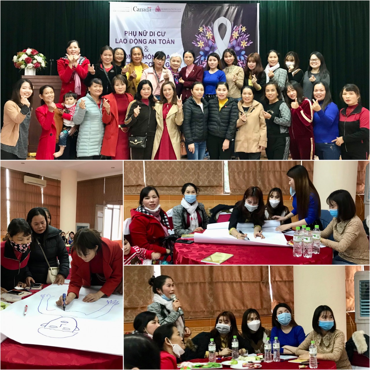 ISDS trang bị kiến thức, kỹ năng cho phụ nữ lao động di cư Hà Tĩnh