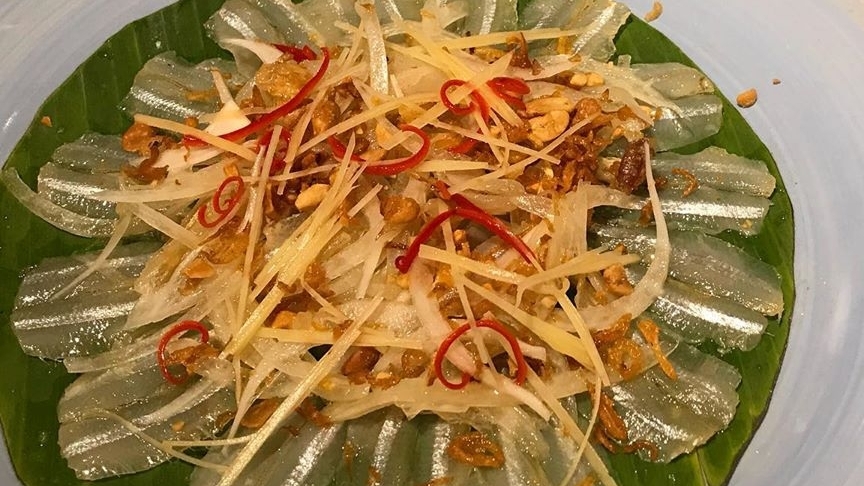 oc huong sot trung muoi va cac mon hai san ngon khi vi vu den vung tau