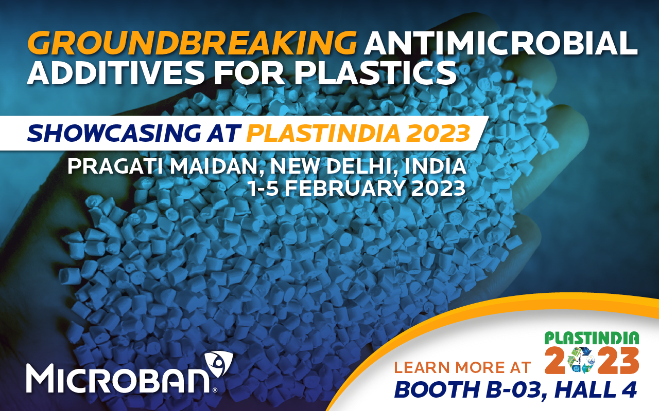 Microban sẽ trưng bày nhiều sản phẩm mới tại Triển lãm PLASTINDIA 2023 từ ngày 1 đến 5/2 tại Ấn Độ
