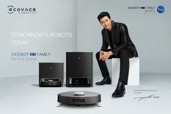 cung dai su thuong hieu hyun bin ecovacs robotics ra mat robot hut bui cao cap deebot x1 omni tai viet nam