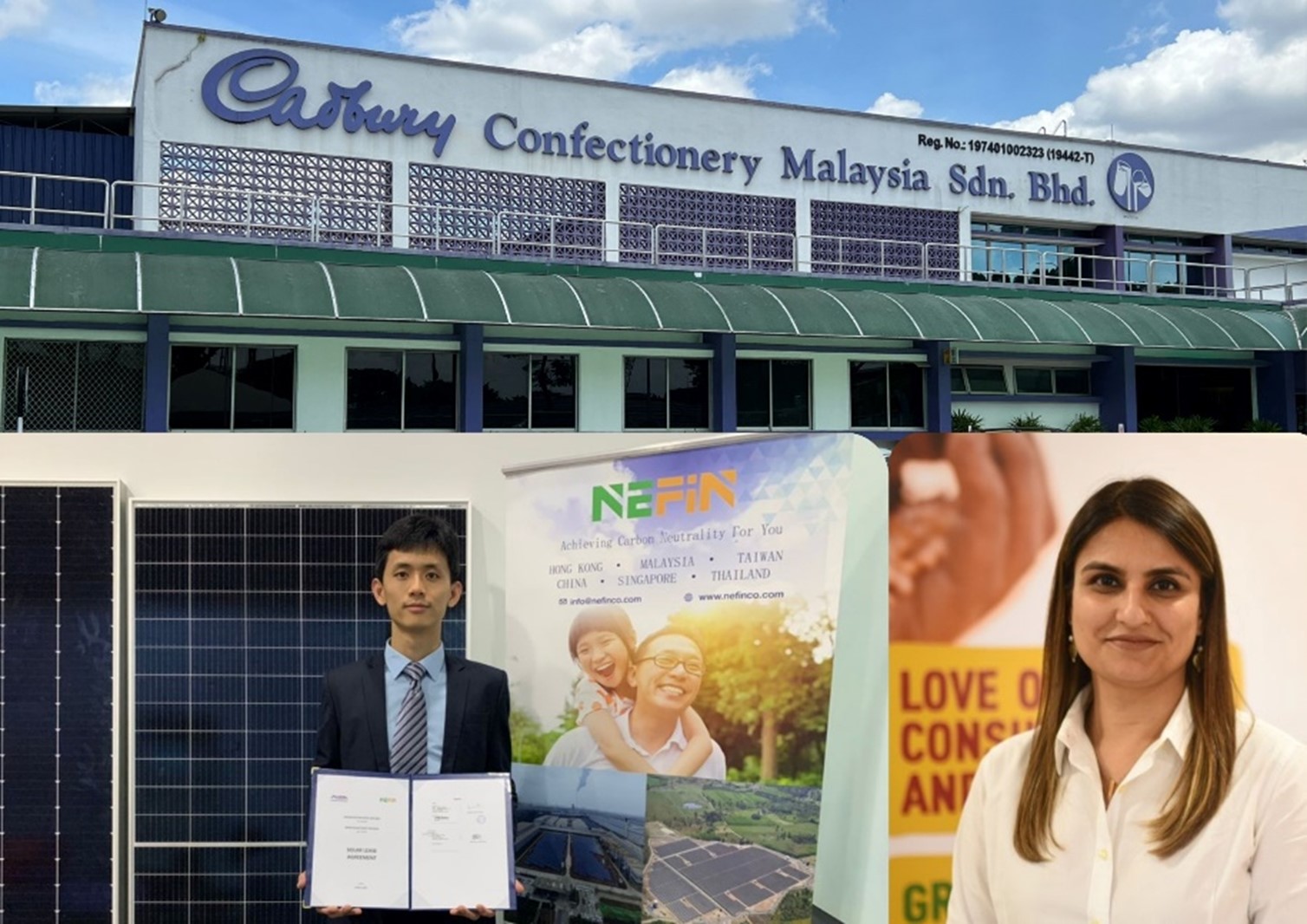 NEFIN Group sẽ thực hiện 2 dự án điện mặt trời mái nhà đầu tiên của Mondelēz International ở Malaysia