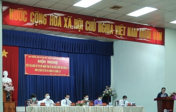 Cử tri nhất trí cao với chương trình hành động của các ứng cử viên đại biểu Quốc hội khóa XV đơn vị bầu cử số 04, TP. Hồ Chí Minh