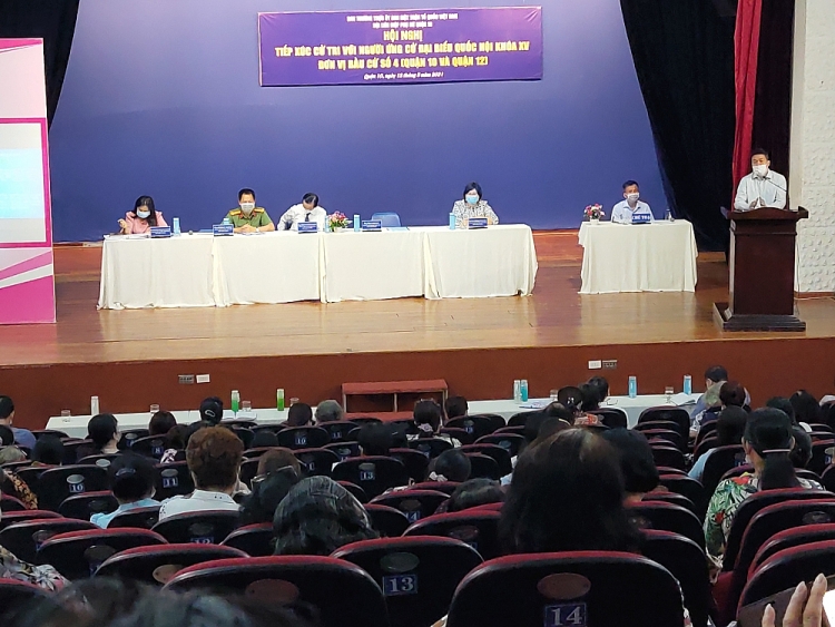 Cử tri nữ quận 10, TP. Hồ Chí Minh quan tâm tới vấn đề bình đẳng giới, bảo vệ quyền lợi phụ nữ và trẻ em