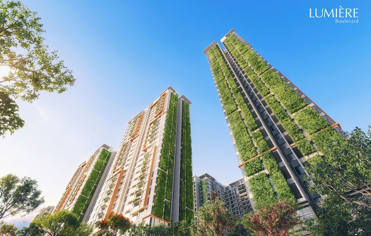 Cảnh quan “miễn chê” tại dự án có kiến trúc xanh 3D độc đáo