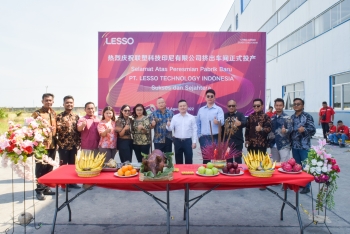 Cơ sở sản xuất ống nhựa cao cấp mới của PT. Lesso Technology Indonesia chính thức đi vào hoạt động