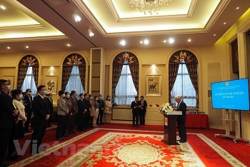 Đại sứ quán Việt Nam tại Bắc Kinh gặp gỡ báo chí Việt-Trung