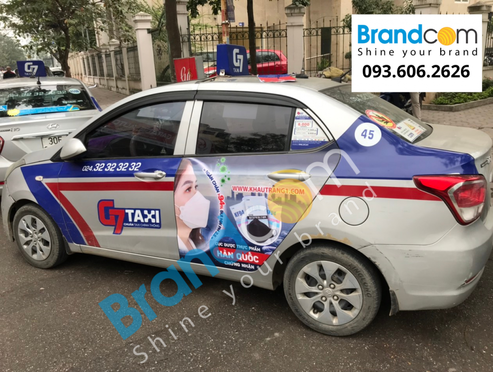 Quảng cáo trên xe taxi và những điều không thể bỏ qua