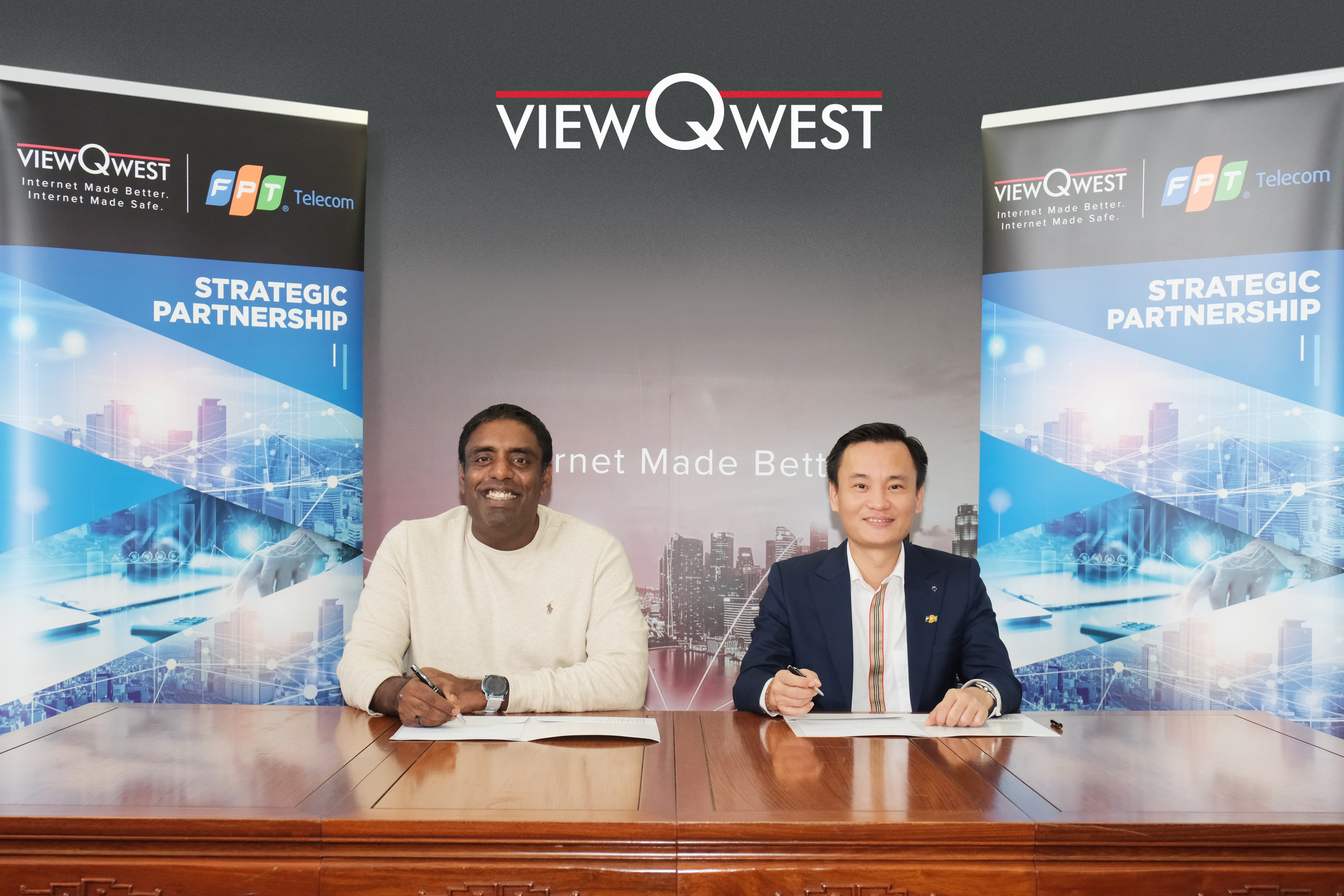 ViewQwest và FPT Telecom thiết lập quan hệ đối tác chiến lược để cung cấp dịch vụ chuyển đổi số ở khu vực