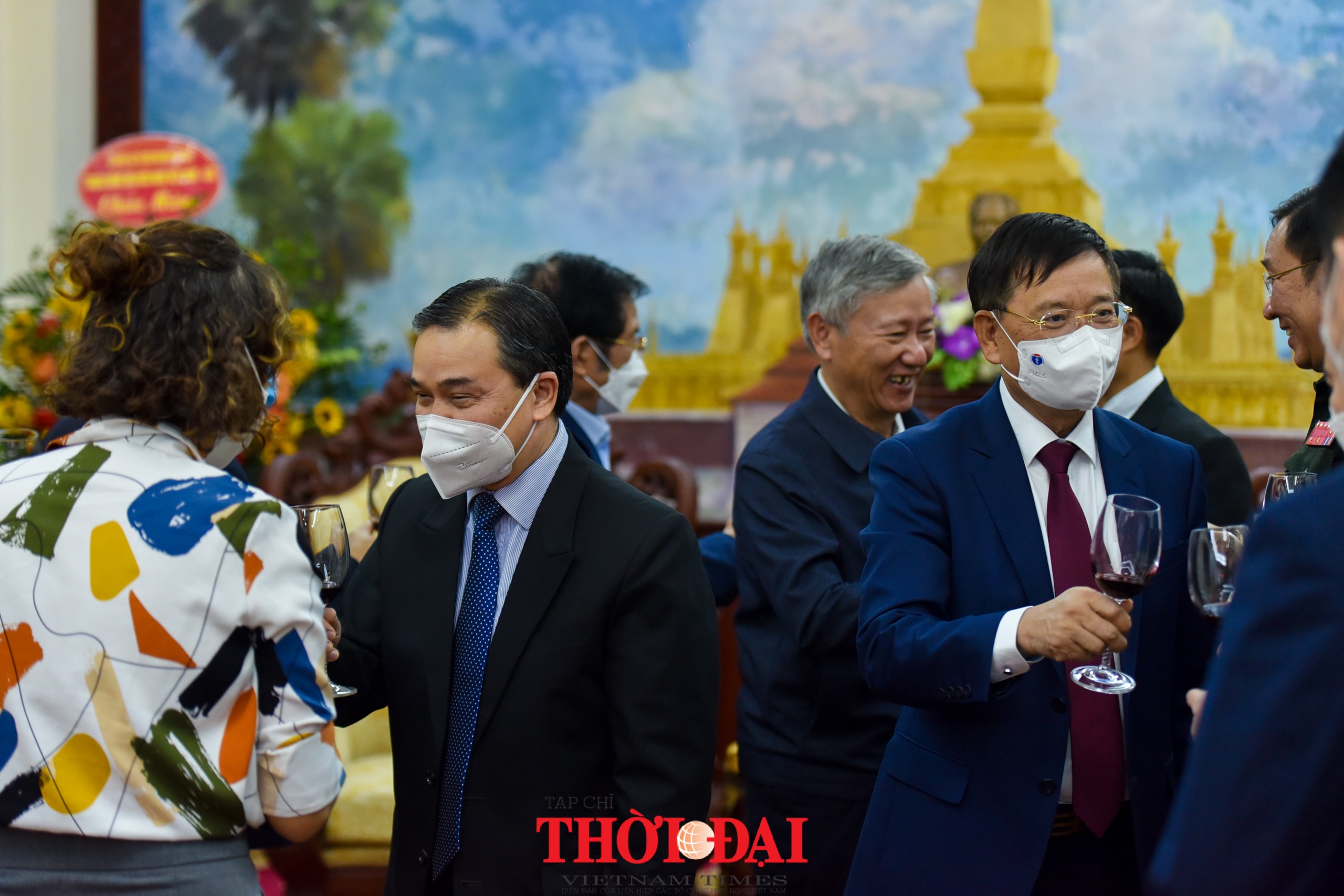 VUFO, Hội Hữu nghị Việt – Lào chúc mừng Tết cổ truyền Bunpimay 2022 của Lào