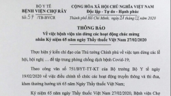 Nhiều bệnh viện dừng tổ chức ngày Thầy thuốc Việt Nam vì dịch Covid-19