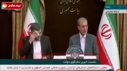 Video: Thứ trưởng Bộ Y tế Iran liên tục lau mồ hôi trước khi phát hiện nhiễm Covid-19