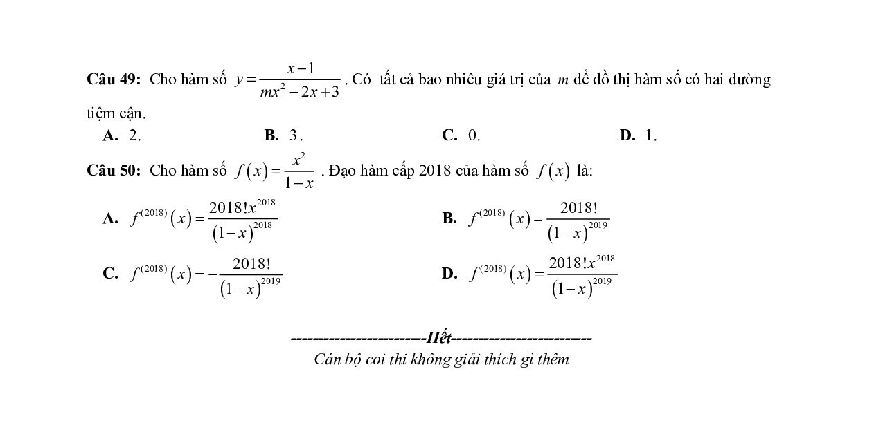 loi giai chi tiet de thi thu thpt quoc gia 2019 mon toan thpt chuyen bac ninh