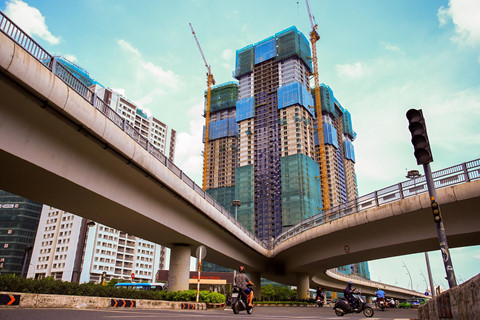 rung be tong tai khu do thi xa hoa tren duong nguyen huu canh